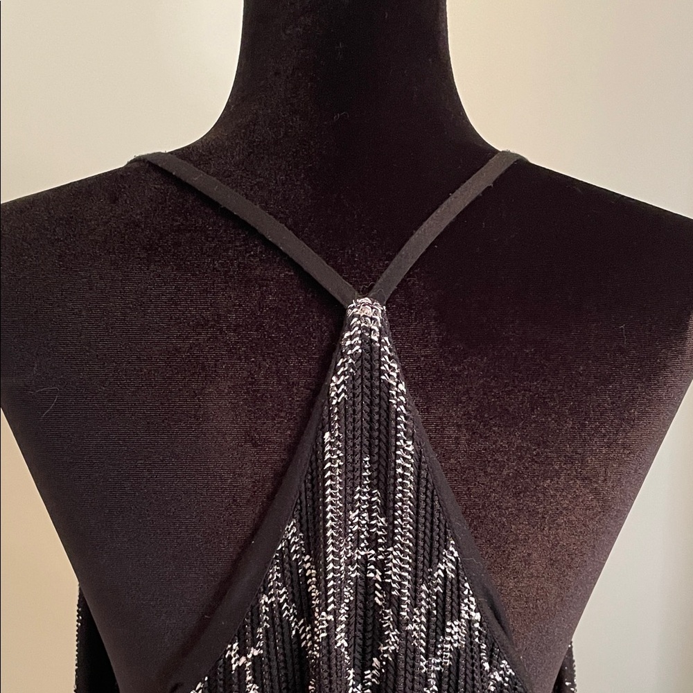 Aeropostale Black and White Geometric Mini Dress - Picture 4 of 13